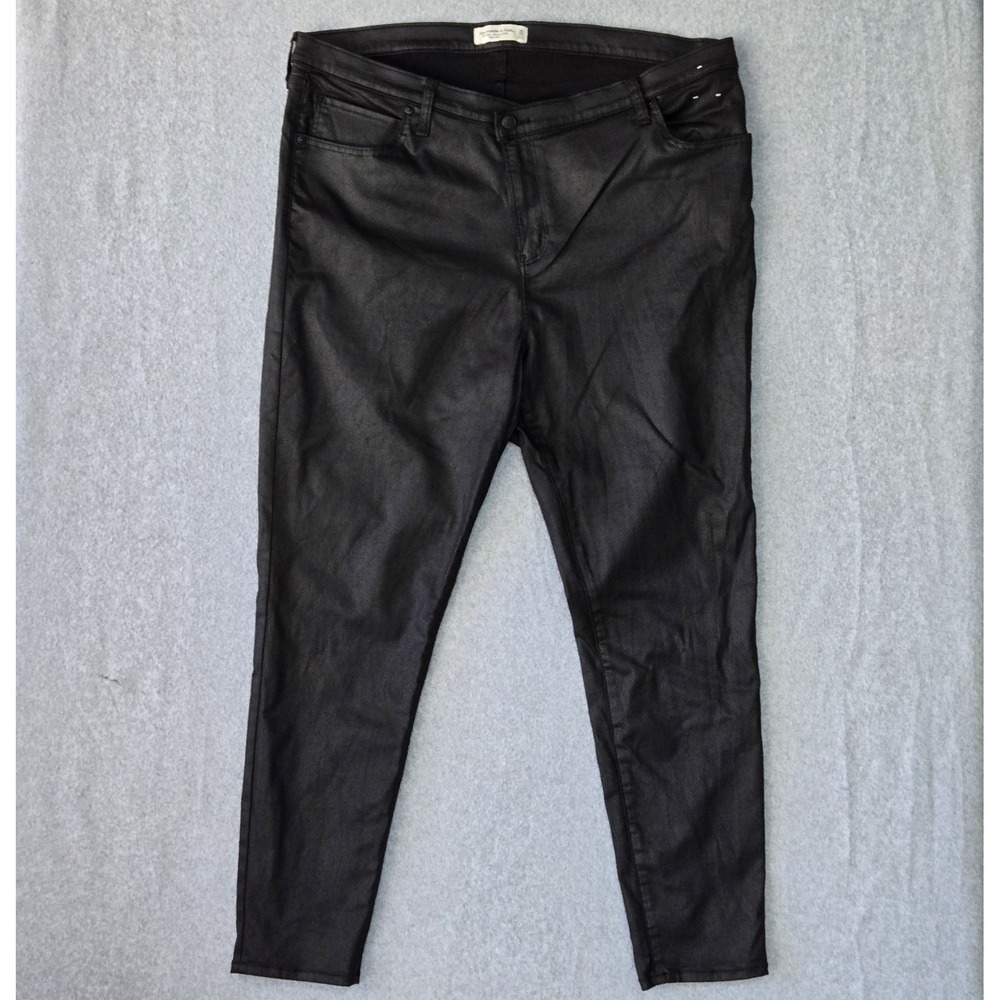 Abercrombie &‎ Fitch Faux Womens Super Skinny Ankle High Rise Distressed 36/22
